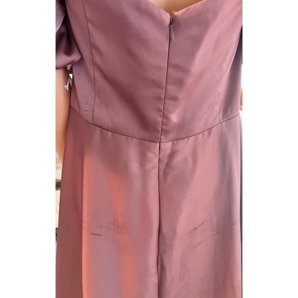 Off Shoulder Gown Cosplay Theater Regency Formal Dress Plus Size 2X approx Mauve - Picture 12 of 16